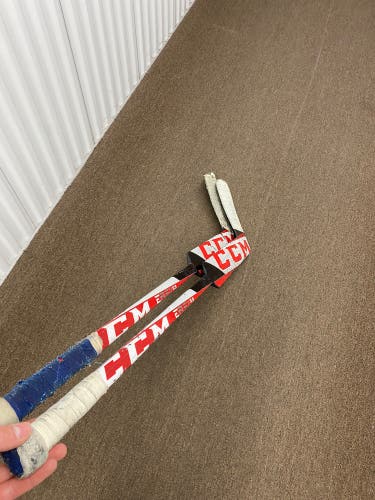 TWO PACK CCM Extreme Flex 5.9 Regular Goalie Stick 21" Paddle (Used)