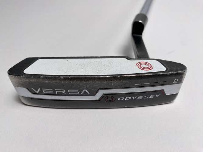 Odyssey Versa 2 Black White Black Putter 34" SuperStroke Tour 2.0 Mens RH