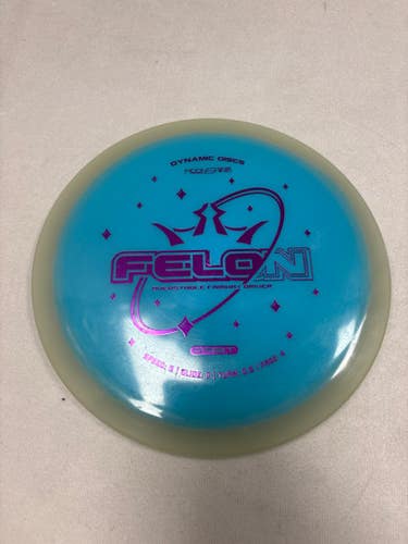Used Dynamic Discs MOONSHINE ORBIT FELON Disc Golf Driver Royal Blue 11490-S000270868