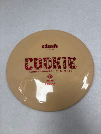 Used Clash Discs STEADY COOKIE Disc Golf Driver Brown 11490-S000270865