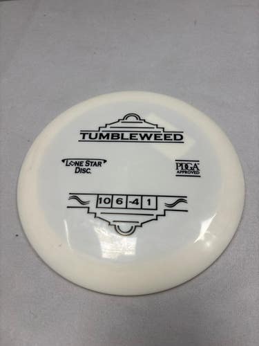 Used Lone Star Disc TUMBLEWEED Disc Golf Driver White 11490-S000270863