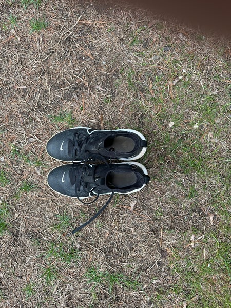 Black Men's Size M 7.5 (W 8.5) Nike Alpha Huarache NXT High Top Molded Cleats (Used)