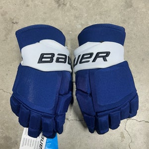14” Bauer Supreme Ultrasonic Gloves Tampa Bay Lightning Pro Stock (New) NHL