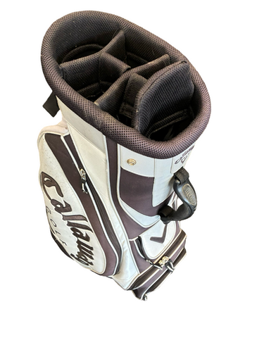 Used Callaway 7 WAY CART BAG Mens Cart Bag Grey 11682-S000130152