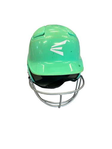 Used Easton BATTING HELMET W MASK Batting Helmet w/Mask Teal SM 11682-S000130141