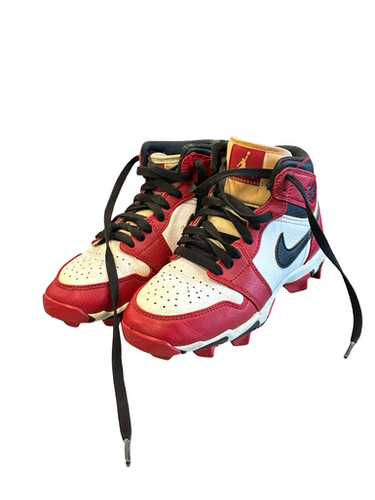 Used Nike JORDAN BASEBALL CLEATS BB/SB Cleats Red Junior 02 11682-S000130131