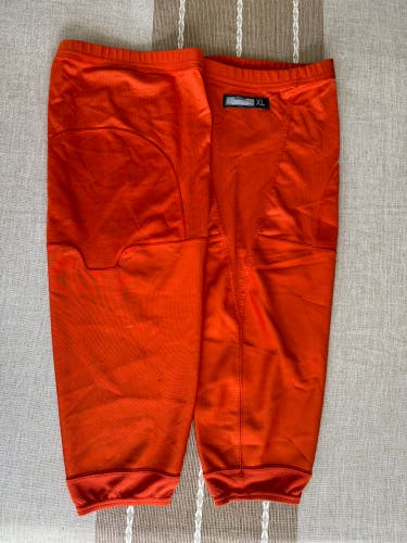 Pro Stock Orange Senior XL Reebok Edge Practice Socks (Used)