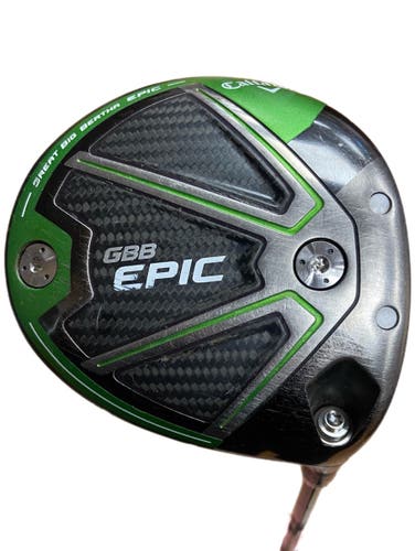 Callaway GBB Epic Sub Zero Right Handed Driver Stiff Flex Even Flow Rip Tide 10.5 Loft