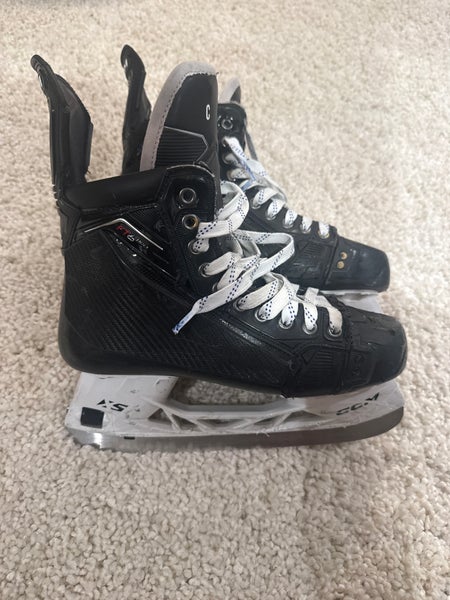 Black 2023 CCM JetSpeed FT6 Pro Hockey Skates Regular Width Pro Stock 8 (Used)