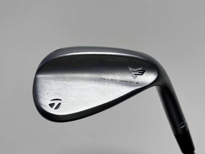 TaylorMade Milled Grind 3 Raw Chrome Sand Wedge SW 56* 12 SB DG S200 Stiff RH