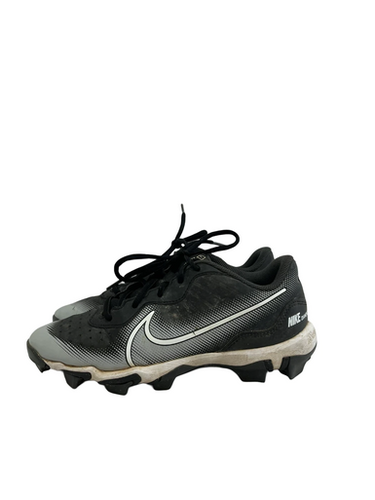 Used Nike ALPHA HUARACHE BB/SB Cleats Black Junior 06 11692-S000148351