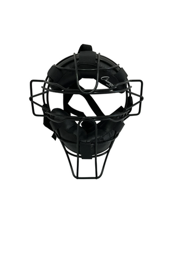 Used Champion Sports UMPIRE MASK Batting Helmet w/Mask Black One Size 11692-S000148424