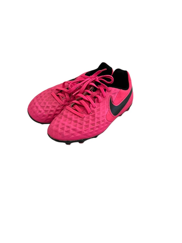 Used Nike TIEMPO Soccer Cleats Pink Junior 02 11692-S000148429