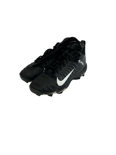 Used Nike ALPHA MENACE Jr FB Cleats Black Junior 02.5 11692-S000148440