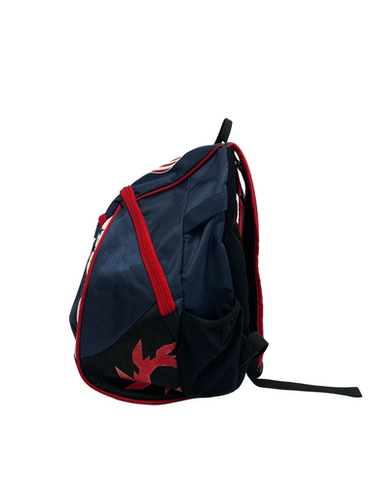 Used Demarini USA BB/SB Player Backpack Black/Navy/Red 11692-S000148660