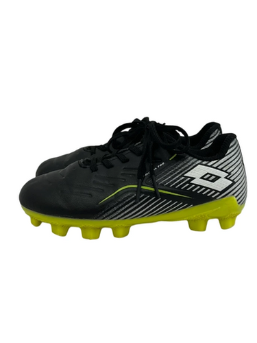 Used Lotto ROMA 700 Soccer Cleats Black Youth 11.0 11692-S000148231