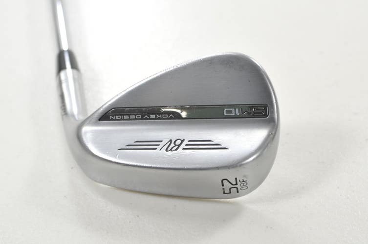 Titleist Vokey SM10 Tour Chrome 52*-08F Wedge Right BV Wedge Flex Steel #214366