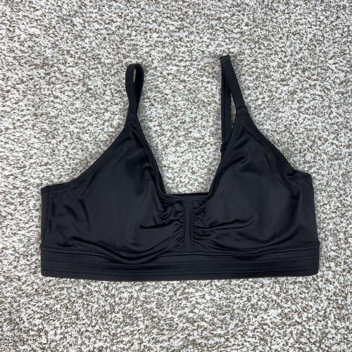 Athleta Sports Bra Womens 38B/C Black Adjustable Wireless Lined Workout Gym
