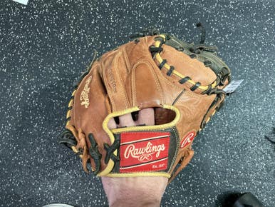 Used Rawlings SCM33S BB/SB Catchers RH Throw Brown 33" 10743-S000482006