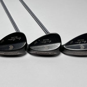 Cleveland 588 Gunmetal Wedge Set 51* | 56* | 60* True Temper DG Wedge Steel RH