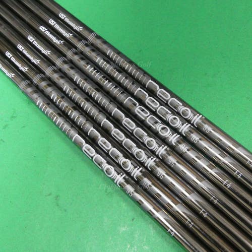 UST Mamiya Recoil 95 F4 .355 Stiff Pulled Graphite Iron Shafts SET OF 7