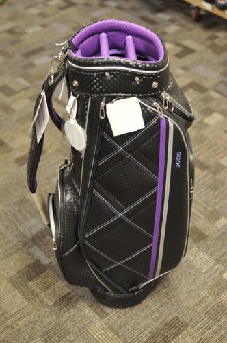 XXIO Staff Golf Bag Black/Purple 5 Way Top  # 213301