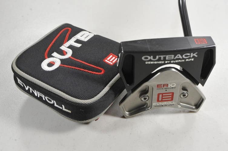 Evnroll ER10 Outback Mallet 35" Putter Right Steel with Head Cover # 209428