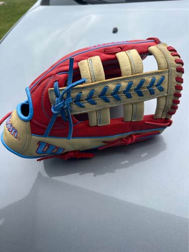 Wilson RH Outfield A1000 Baseball Glove 12.75" (Like New)