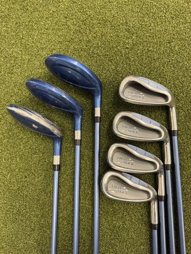 Tour Edge Lady Edge Iron Set 5H,6H,7H 8-PW,SW Lady Edge Ladies Graphite WomensRH
