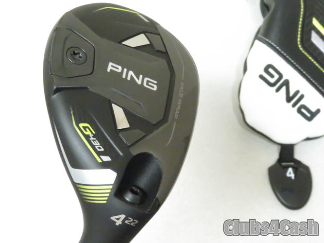 PING G430 Hybrid 22  4H Graphite Design Tour AD HY-75 Stiff Flex +Cover .. MINT