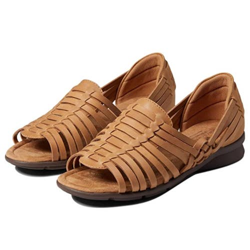 Comfortiva Putnam CT0037000 Sandals Women's 10 Brown Round Toe Slip-On ZAP1046