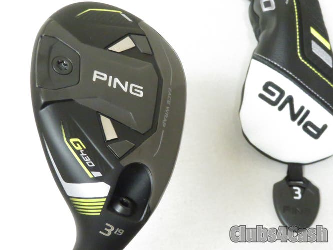 PING G430 Hybrid 19  3H Mitsubishi Kai'li White 80 X-Flex +Cover .. MINT