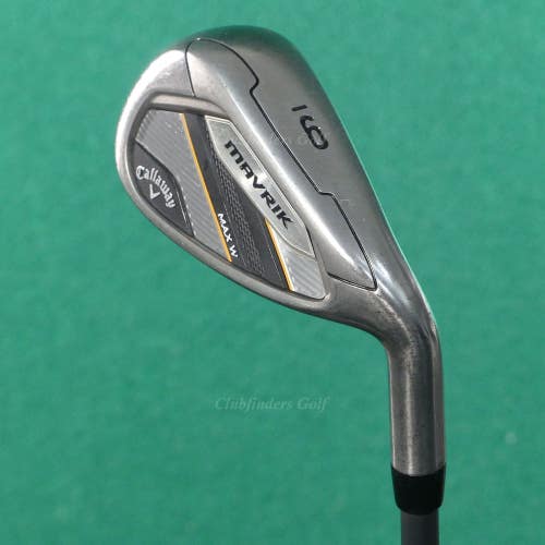 Lady Callaway Mavrik Max W Single 9 Iron Project X Catalyst 45 Graphite Ladies