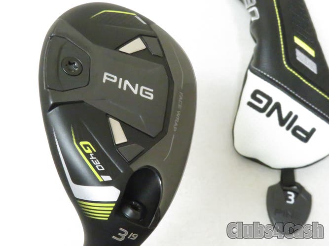 PING G430 Hybrid 19  3H Mitsubishi Tensei AV Blue 75 Regular Flex +Cover  MINT