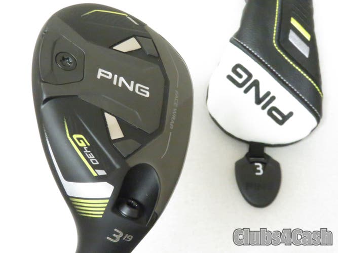 PING G430 Hybrid 19  3H Mitsubishi Tensei CK Orange 80 Stiff Flex +Cover  MINT