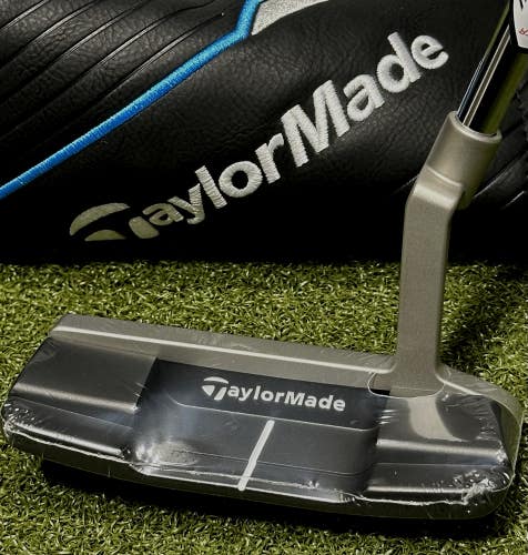 TaylorMade SYSTM2 Del Monte 12 L-Neck Blade Putter LEFT Hand 35" w/ Cover LH NEW