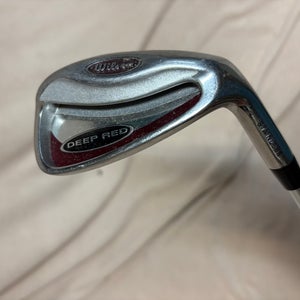 Men's Wilson Deep Red Right Handed Wedge Wedge Flex 56 Degree Steel Shaft (Used)