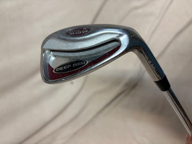 Men's Wilson Deep Red Right Handed Wedge Wedge Flex 56 Degree Steel Shaft (Used)