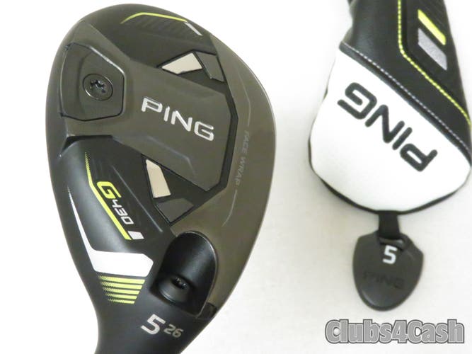 PING G430 Hybrid 26  5H TOUR 2.0 Chrome 65 Stiff Flex +Cover .. MINT