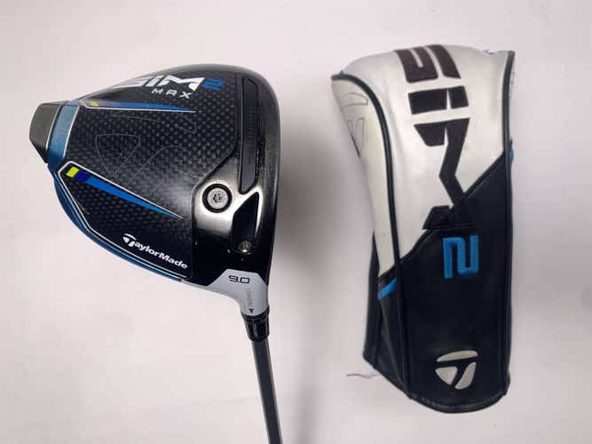 TaylorMade SIM2 MAX Driver 9* Mitsubishi Chemical Kuro Kage 60g Stiff RH HC