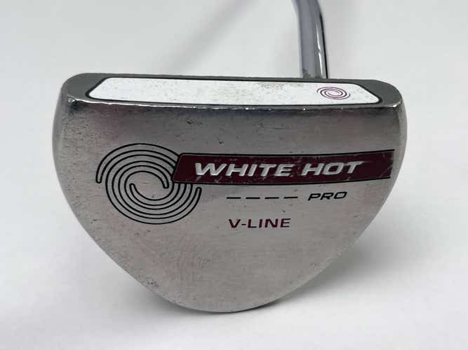 Odyssey White Hot Pro V-Line Putter 33" SuperStroke Pistol 2.0 Mens RH