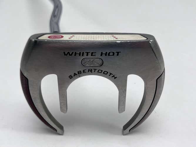 LEFTY Odyssey White Hot XG Sabertooth Putter 35" Mens LH