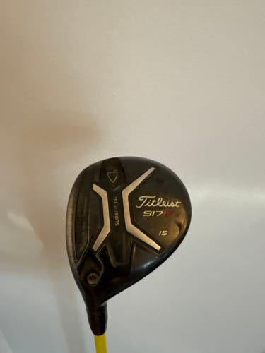 Men's 2017 Titleist 917 F3 Left Hand Fairway Wood Extra Stiff Flex 3 Wood (Used)