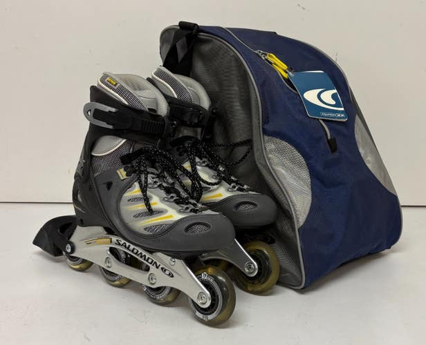 Salomon DR85 Inline Skates X-Trainer 78mm Wheels & Bag US 8.5/9.5 EU 42 NEW*