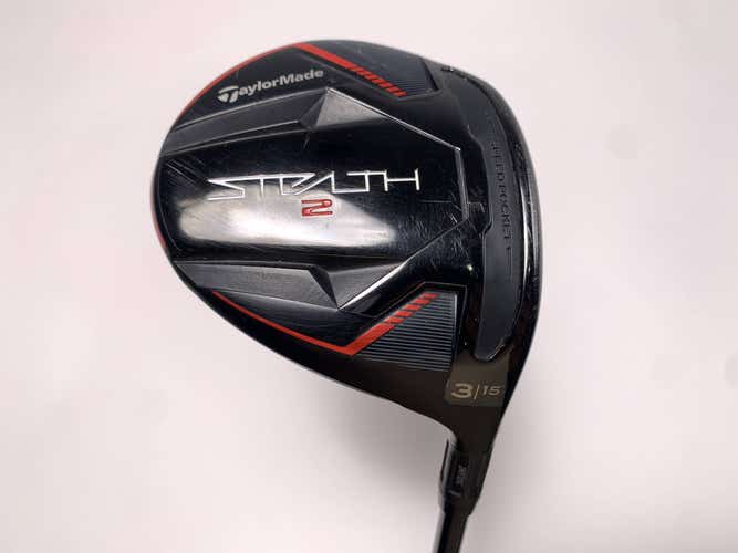 TaylorMade Stealth 2 3 Fairway Wood 15* Fujikura Ventus Red TR 6-S Stiff RH