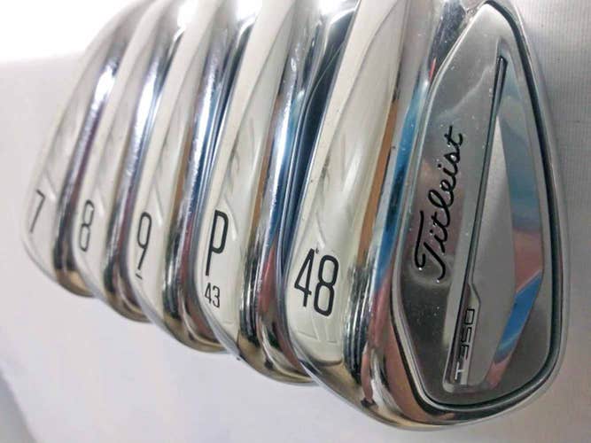 Titleist T350 Irons Set 7-PW+AW (Steel Project X IO, 6.0 Stiff) 2023 Forged