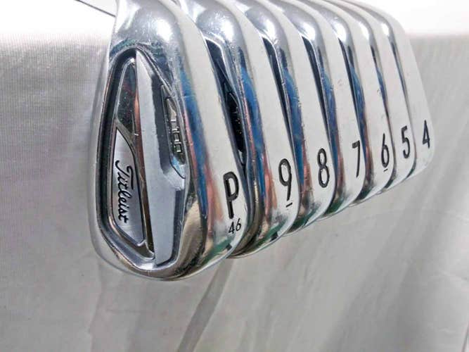 Titleist T100 Irons Set 4-PW (Project X LZ 6.0 Stiff, LEFT, +1/2") Forged Clubs