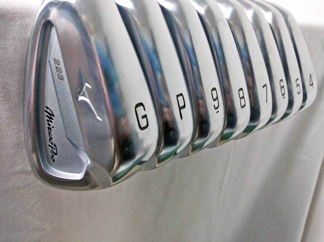 Mizuno Pro 223 Irons Set 4-PW+GW (Steel Nippon Modus 115 STIFF, LEFT) LH