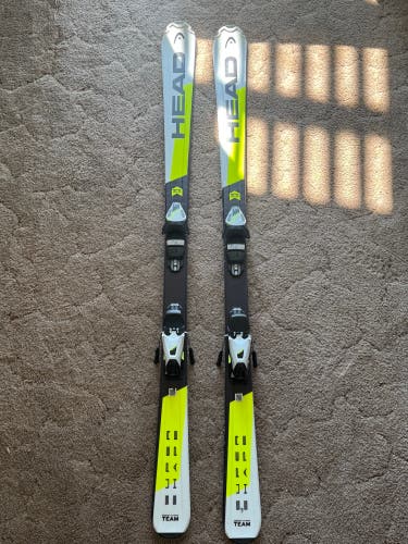 YOUTH HEAD Supershape 157 cm Racing Skis With Bindings (Used)