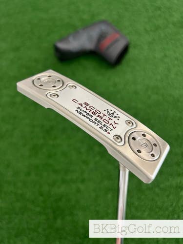 Titleist Scotty Cameron Super Select Newport 2.5 Plus 34 Putter w Headcover